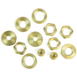 Jandorf 60168 Locknut Assortment, Brass