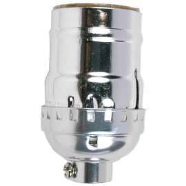 Jandorf 60400 Lamp Socket, 250 V, 660 W, Nickel Housing Material