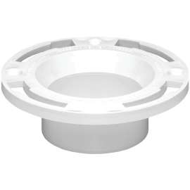 Oatey 43525 Closet Flange, 3, 4 in Connection, PVC, White