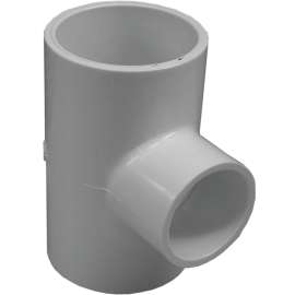 GENOVA 300 Series 31472 Pipe Reducing Tee, 2 x 1-1/2 in Run, Slip Run Connection, Slip Joint Branch Connection