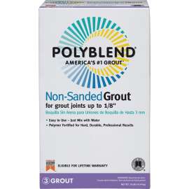 CUSTOM PBG38010 Tile Grout, Powder, Characteristic, Haystack, 10 lb Box