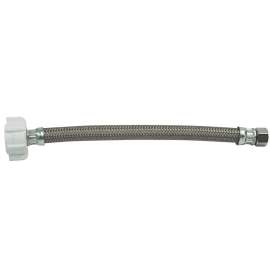 BrassCraft PSB855 Toilet Connector, 3/8 in Inlet, Compression Inlet, 7/8 in Outlet, Ballcock Outlet, 9 in L