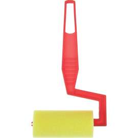Linzer RT303 Roller Frame and Cover, 3 in Nap, Foam Cover, Plastic Handle, 3 in L Roller