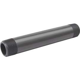 B & K 404-480 Pipe Nipple, 3/4 in, PVC, Gray, SCH 80 Schedule, 48 in L