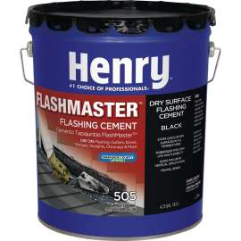 Henry 505 Series HE505571 Flashing Sealant, Black, Liquid, 5 gal Pail