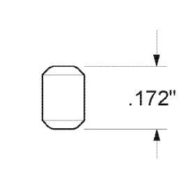 Kwikset 83100-001 Tumbler Lock Bottom Pin, Zinc, Gold, Specifications: #1 Size