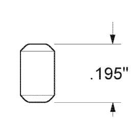 Kwikset 83101-001 Tumbler Lock Bottom Pin, Zinc, Gold, Specifications: #2 Size