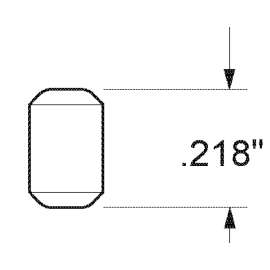 Kwikset 83103-001 Tumbler Lock Bottom Pin, Zinc, Gold, Specifications: #3 Size