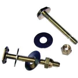 Oatey 90104 Toilet Closet Bolt, Brass
