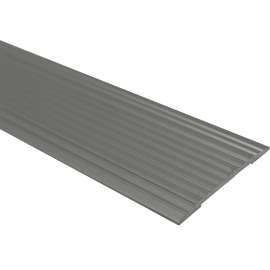 Loxcreen MD31278 Seam Cover, 3 ft L, 1-9/32 in W, Metal, Satin Silver
