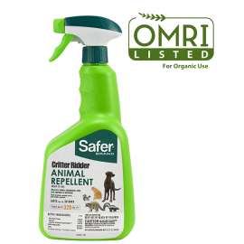 Safer Critter Ridder 5935 Animal Repellent, Ready-To-Use, Repels: Cats, Dogs, Raccoons, Skunks, Squirrels