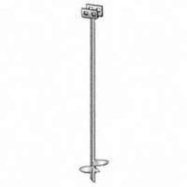 TIE DOWN M607 59099 Earth Anchor, Iron, Galvanized