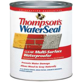 Thompson's WaterSeal TH.024104-14 Waterproofer, Clear, 1 qt, Can