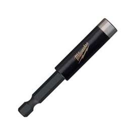 Milwaukee SHOCKWAVE 48-32-4508 Drive Guide with C-Ring, 1/4 in Drive, Hex Drive, 1/4 in Shank, Hex Shank, Steel