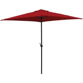 Seasonal Trends UMQ65BKOBD-03 Umbrella, 7.8 ft H, 6.5 ft W Canopy, 6.5 ft L Canopy, Square Canopy, Steel Frame