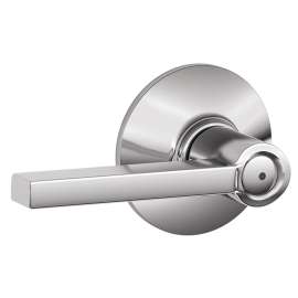Schlage Latitude Series F40VLAT625 Privacy Door Lever, Metal, Bright Chrome