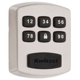 Kwikset 905 15 CP Deadbolt, 3 Grade, Metal, Satin Nickel, 2-3/8, 2-3/4 in Backset