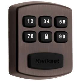 Kwikset 905 11P CP Deadbolt, 3 Grade, Metal, Venetian Bronze, 2-3/8, 2-3/4 in Backset