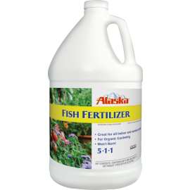Alaska 100099249 Fish Fertilizer, 1 gal Jug, Liquid, 5-1-1 N-P-K Ratio