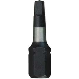 Milwaukee SHOCKWAVE 48-32-4418 Insert Bit, #10, 1/4 in Drive, Slotted Drive, 1/4 in Shank, Hex Shank, 1 in L