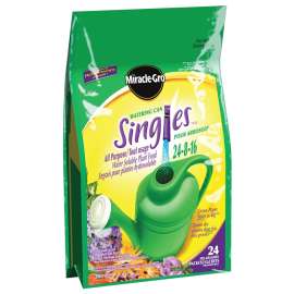Miracle-Gro Watering Can Singles 103803 All-Purpose Plant Food, 290 g Bag, Solid, 24-8-16 N-P-K Ratio