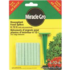 Miracle-Gro 1102521 Fertilizer, 31 g Box, Spike, 6-12-6 N-P-K Ratio