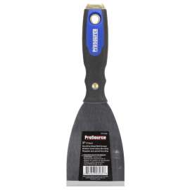 ProSource Wall Scraper, 3 In W, High Carbon Steel, Dura Grip, Ergo-Engineered Soft-Grip