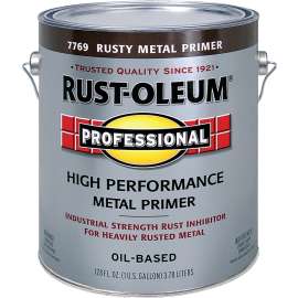 RUST-OLEUM PROFESSIONAL 7769402 Rusty Metal Primer, Flat, Flat Rusty Metal Primer, 1 gal