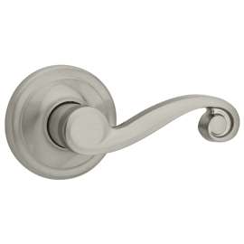 Kwikset Signature Series 720LL-15 Passage Lever, Satin Nickel