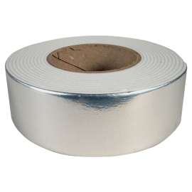 Climaloc CH14020 Pipe Insulation Wrap, 15 ft L, 2 in W, 1/8 in Thick, Polypropylene, Silver