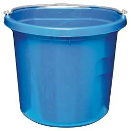 FORTEX-FORTIFLEX FB-124 FB-124BL Bucket, 24 qt Volume, Rubber/Polyethylene, Blue