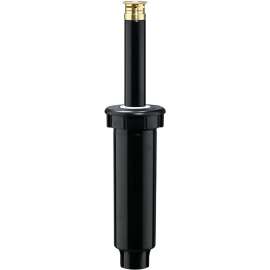 Orbit 54222 Spring Loaded Sprinkler with Twin-Spray Brass Nozzle, 1/2 in Connection, Half-Circle, Brass