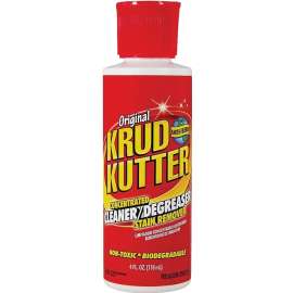 KRUD KUTTER 291528 Cleaner and Degreaser, 4 oz Bottle, Liquid, Mild