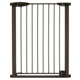 Toddleroo by North States 5323 Child Safety Gate, Metal, Gray, Matte Bronze, 36 in H Dimensions, Triple-Lock, Self Lock