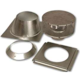 FMI CP-8DM Chimney Vent Kit, For 8 in ID, 12-3/8 in OD, 1700 deg pipe