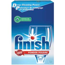 Finish 32037-DIA Dishwasher Detergent, 1.8 kg, Powder, White