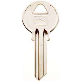 Hy-Ko 11050Y1 Key Blank, Brass, Nickel Plated