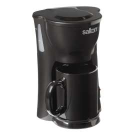 Salton FC1205 Coffee Maker, 1 Cup Capacity, Black, On/Off Switch Control