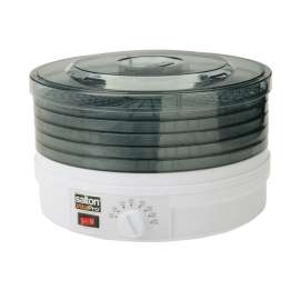 Salton DH1454 Food Dehydrator, 245 W, 5-Tray, Plastic, White