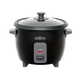 Salton RC1653 Automatic Rice Cooker, 6 cup Capacity, 120 VAC, Black