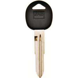 HY-KO 12005HY12 Automotive Key Blank, Brass/Plastic, Nickel, For: Hyundai Vehicle Locks