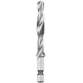 DeWALT IMPACT READY DWADTQTR51618 Tap and Drill Bit, 5/16 in Dia, 3-Flute, Spiral Flute, HSS