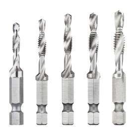 DeWALT IMPACT READY DWADTQTR5SET Drill Tap Set, HSS