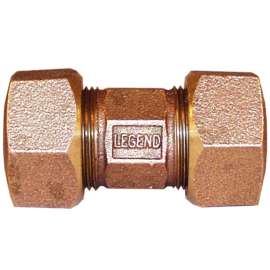 Legend 313-155NL Tube Pipe Union, 1 in, Compression