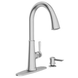 American Standard Maven Series 9319300.075 Pull-Down Kitchen Faucet with Soap Dispenser, 1.8 gpm, 1-Faucet Handle