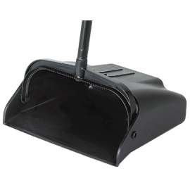 CONTINENTAL COMMERCIAL 912BK Lobby Dustpan, 36-3/4 in L, 10-3/4 in W, Plastic, Black