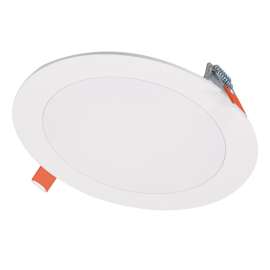 HALO HLB Series HLBSL6099FS351EMWR Downlight, 12.6 W, 120 V, LED Lamp, Plastic, Matte White