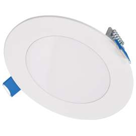 HALO HLB Series HLBSL4069FS351EMWR Downlight, 10.1 W, 120 V, LED Lamp, Plastic, Matte White