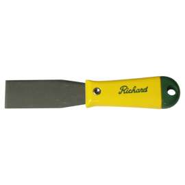 HYDE Richard H-1-F Flexible Putty Knife, 1-3/16 in W Blade, HCS Blade, Plastic Handle