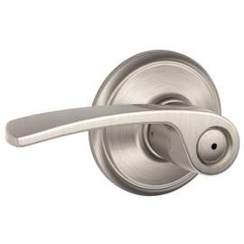 Schlage Merano FA40VMER619 Privacy Lever, 2 Grade, Satin Nickel